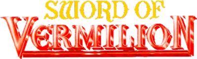 Sword of Vermilion logo for Sega Genesis